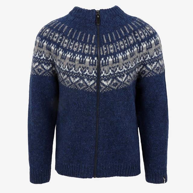 Elis Wool Sweater with full Zip
