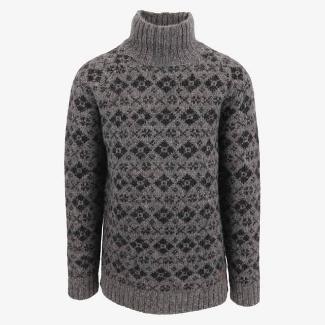 Gestur Turtleneck Wool Nordic Sweater